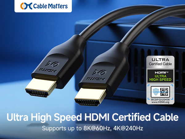 48Gbps 8K HDMI cable