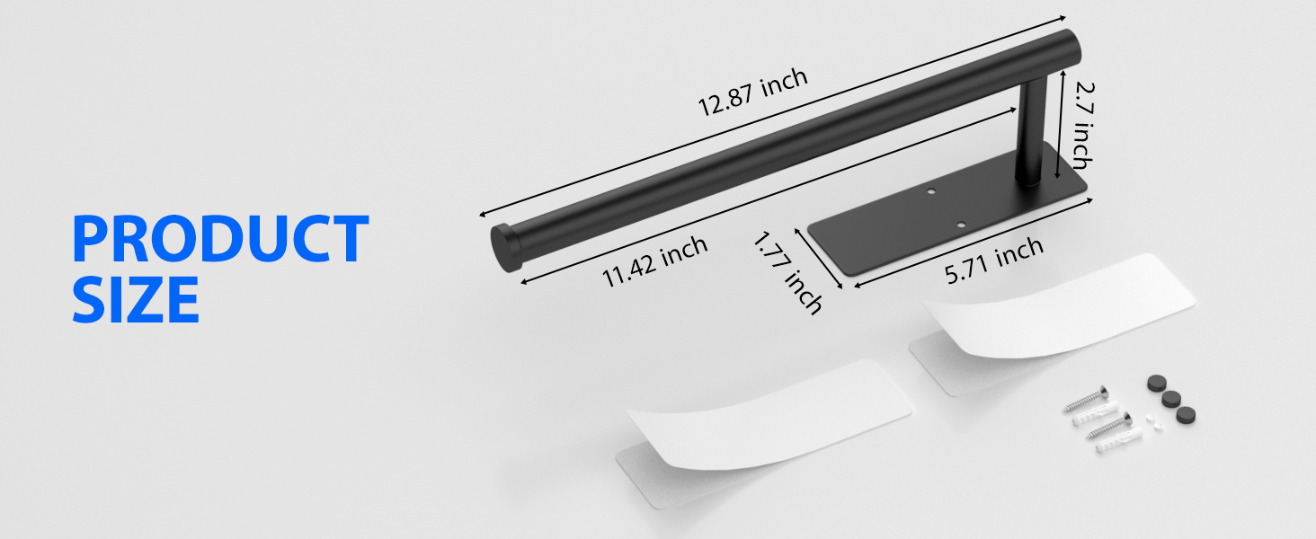 adhesive paper towel holder