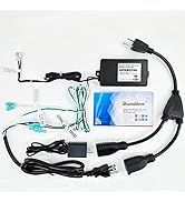 Durablow SH4001D On/Off Dual WiFi (2.4G+5G) Gas Fireplace Valve + Blower Remote Control, Smart Ho...