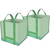 32 Gallons Reusable Garden Waste Bags, Yard Waste Bags, Lawn/Leaf Bags, Heavy Duty Gardening Bags...
