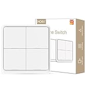 MOES Tuya ZigBee Wireless 12 Scene Switch Push Button, Tuya ZigBee Hub Required,Not Work with Ale...