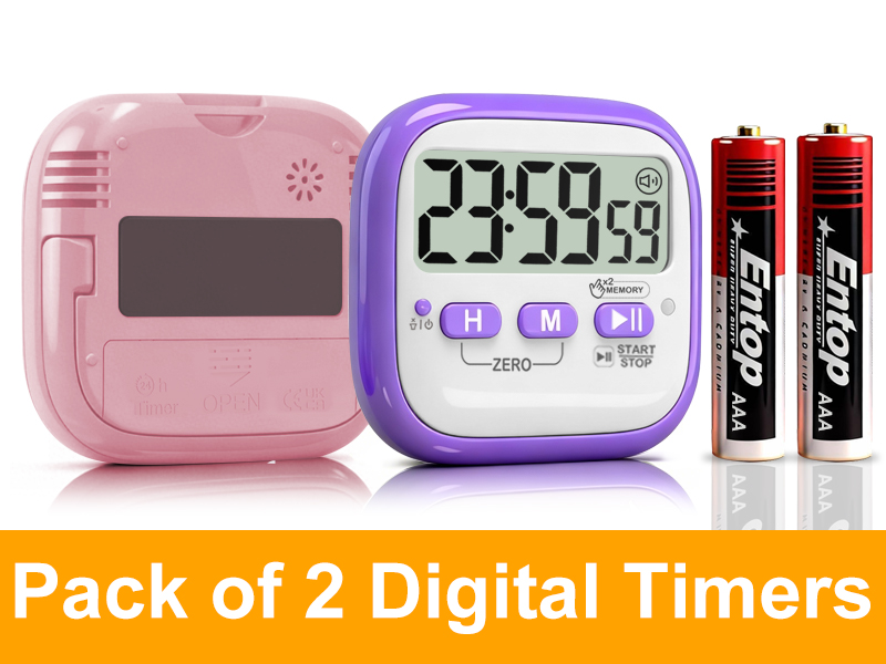 Pack of 2 Digital Timers