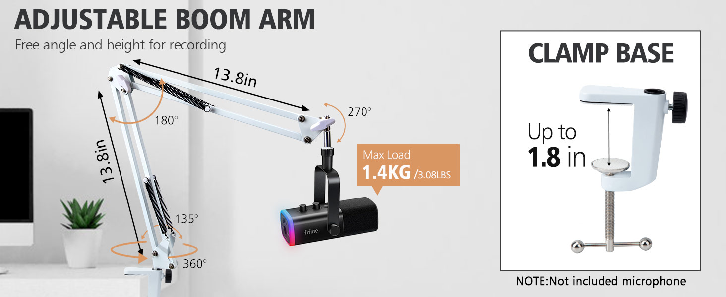 Fifine Mic Boom Arm