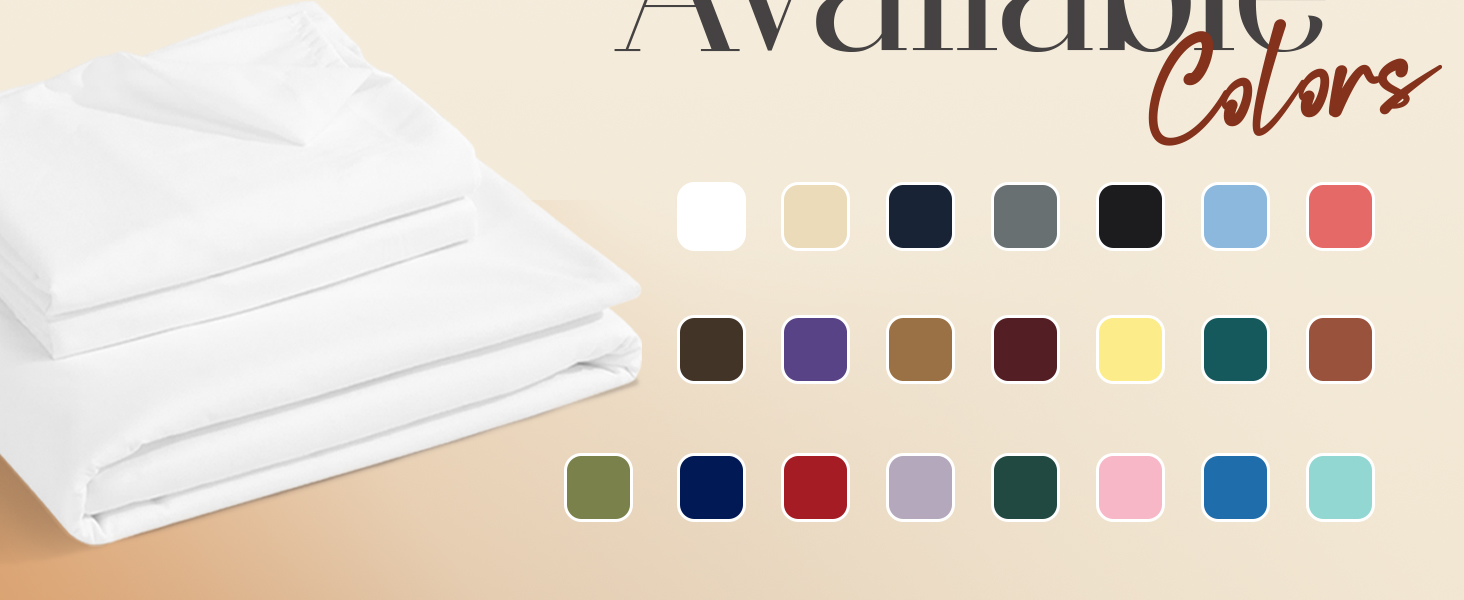 White sheet full, full sheet