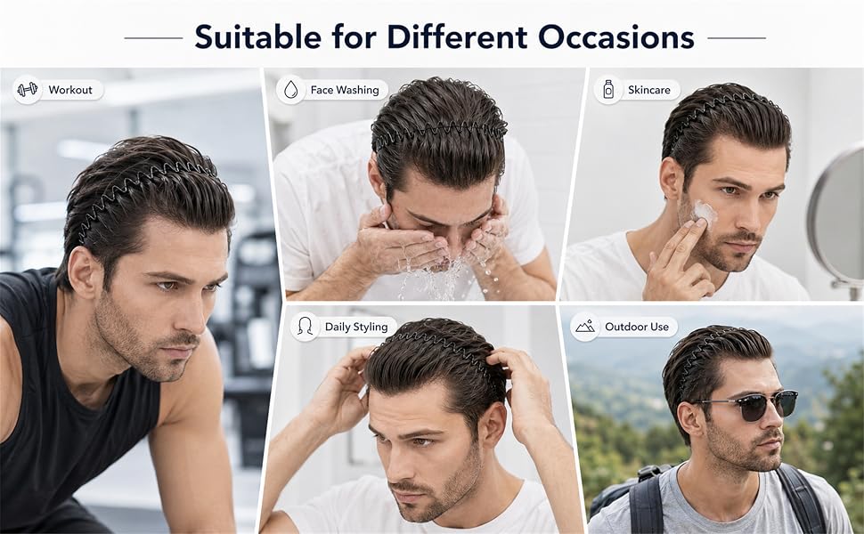 Metal Headbands for Men