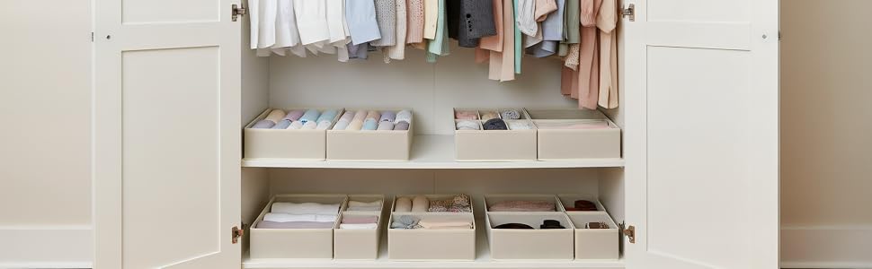 ALFSPEJO Drawer organizer solution for closet