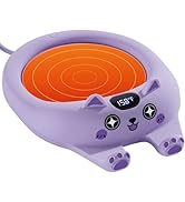 PUSEE Candle Warmer, Coffee Mug Warmer Auto Shut Off, 3 Temp Coffee Warmer for Desk, Candle Warme...