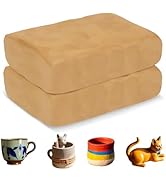ZEHIQ Premium Air Dry Clay-2.2 lbs Natural Pottery Clay for Wheel Throwing, Hand Building, Sculpt...