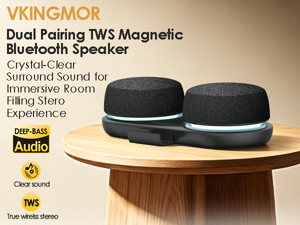 vkingmor bluetooth speaker set