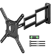 monTEK Long Arm TV Wall Mount for Most 23-65 Inch TVs, 37 Inch Long Extension TV Mount Swivel and...