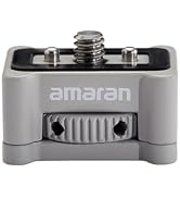 amaran Ace E-Lock Adapter Quick-Locking Adapter for mounting 1/4-20in &amp; 3/8-16in Screw-Compatible...