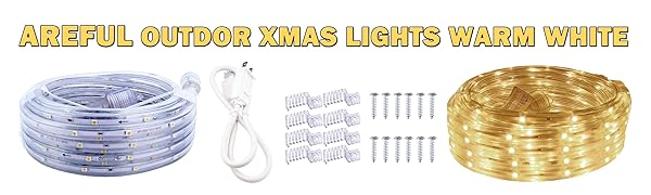 XMAS OUTDOOR STRIP LIGHTS
