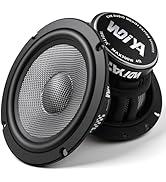 WDiYA Upgrade 6.5" Car Midrange Speakers, 300W Peak Power Carbon Fiber Cones, 4 Ohm Mid-Bass Ster...