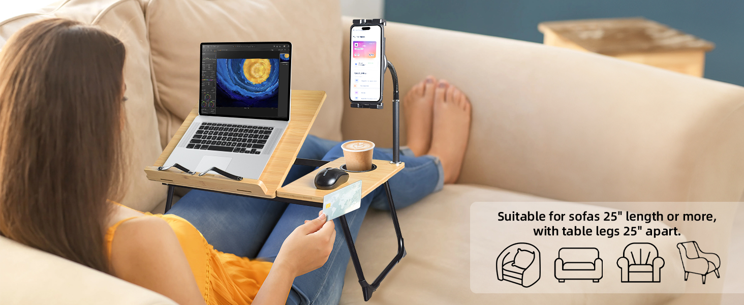 lap desk laptop stand in bed