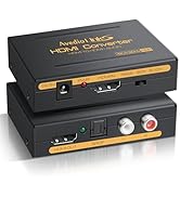 avedio Links 4K HDMI Audio Extractor Splitter, 1080P HDMI Audio Converter Adapter + Optical Tosli...