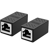 Dingsun RJ45 Coupler Female to Female Ethernet Coupler 2 Pack in-Line Coupler for Cat7 Cat6 Cat5 ...
