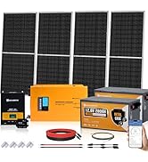 ECO-WORTHY 7.168KWH 800W Solar Panel Kit for RV Off Grid Complete System with 4PCS 200W Solar Pan...