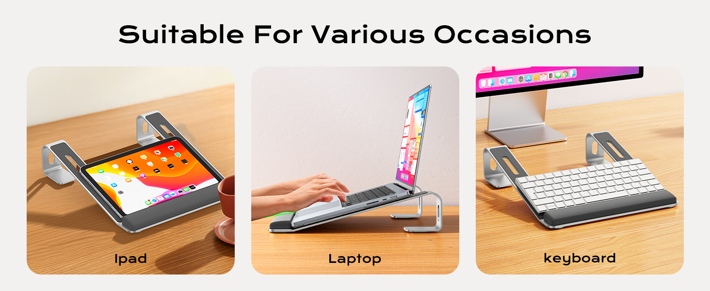 Adjustable laptop stand protable laptop riser swivel laptop stand travel laptop stand macbook stand