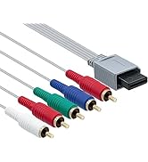 Mcbazel Component HDTV AV Audio Video Component Cable for Nintendo Wii High Definition (170cm/5.6...