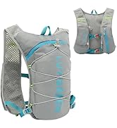 Azarxis Hiking Hydration Pack Running Backpack Daypack Vest with 5L Water Bladder for Women Men C...