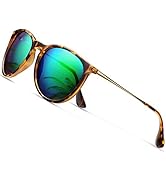 CHBP Polarized Sunglasses for Women Men - Trendy 2024 Vintage Classic Retro Round Mirrored Lens D...