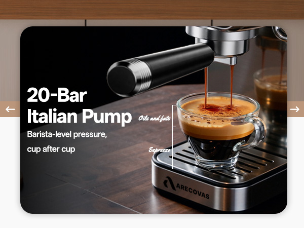20bar Espresso Coffee Machine for Home and Office