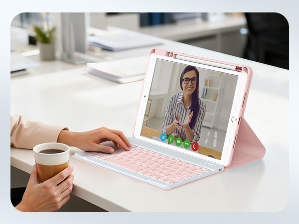 pink keyboard for ipad Air 3rd Gen