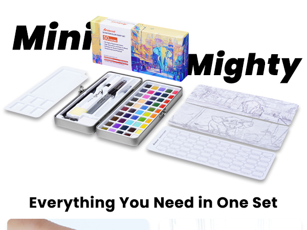 watercolor paint set