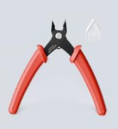 VCELINK Micro Precision Wire Cutter Spring Loaded, 5-Inch Flush Cutter Pliers, Nippers,