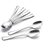AYFDISHS 6-Piece Demitasse Espresso Spoons,5.1-Inch Mini Coffee Spoons Stainless Steel Small Spoo...