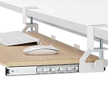 keyboard tray under desk