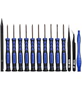 HengTianMei 14 in 1 Torx Screwdriver Set with T1 T2 T3 T4 T5 T6 T7 T8 T9 T10 Security Torx Bit &amp; ...