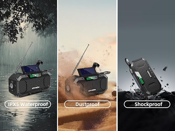 IPX5 Waterproof
