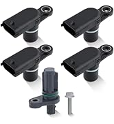 CARBBIA 4PCS Camshaft &amp; 1PCS Crankshaft Position Sensor Replaces 12615371 12615626 Compatible wit...