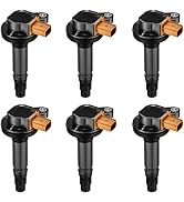BDFHYK Ignition Coils Pack Compatible with Lincoln MKS MKT Navigator F-150 Explorer Expedition Ta...
