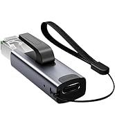 IVSHOWCO USB C to Ethernet Adapter, Ethernet Male to USB-C Female Adapter, Portable Plug and Play...