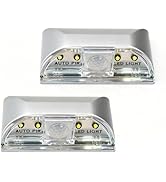 JKHTBDM 2 Pack Keyhole Light 4 LED -Battery Operated Outdoor Motion Sensor 3m Detection Range for...