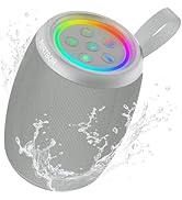 PORTBOR Portable Bluetooth Speaker, Stereo Sound Wireless Speaker with FM Radio, 15W,BT 5.3, Wate...