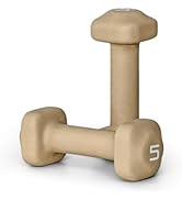 Tone Fitness Neoprene Dumbbell Weight Pairs with Anti-Roll Square Head | Multiple Options