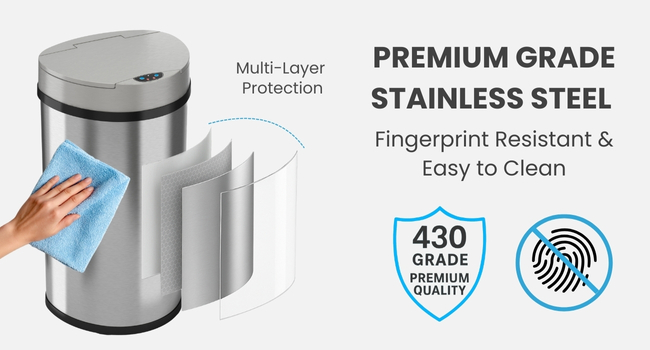 Fingerprint-Proof stainless steel