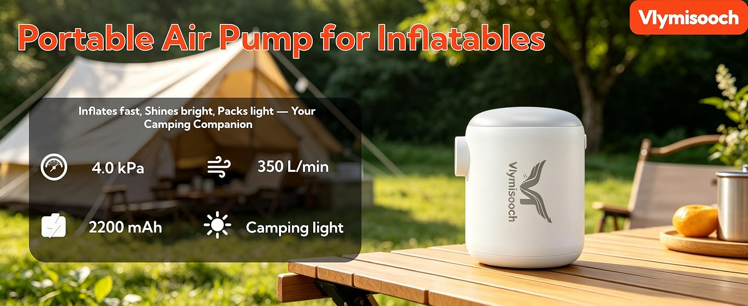 Portable Air Pump for Inflatables