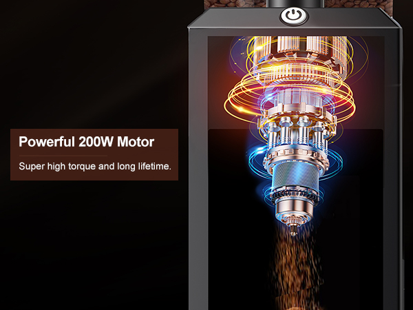 Powerful 200W Motor