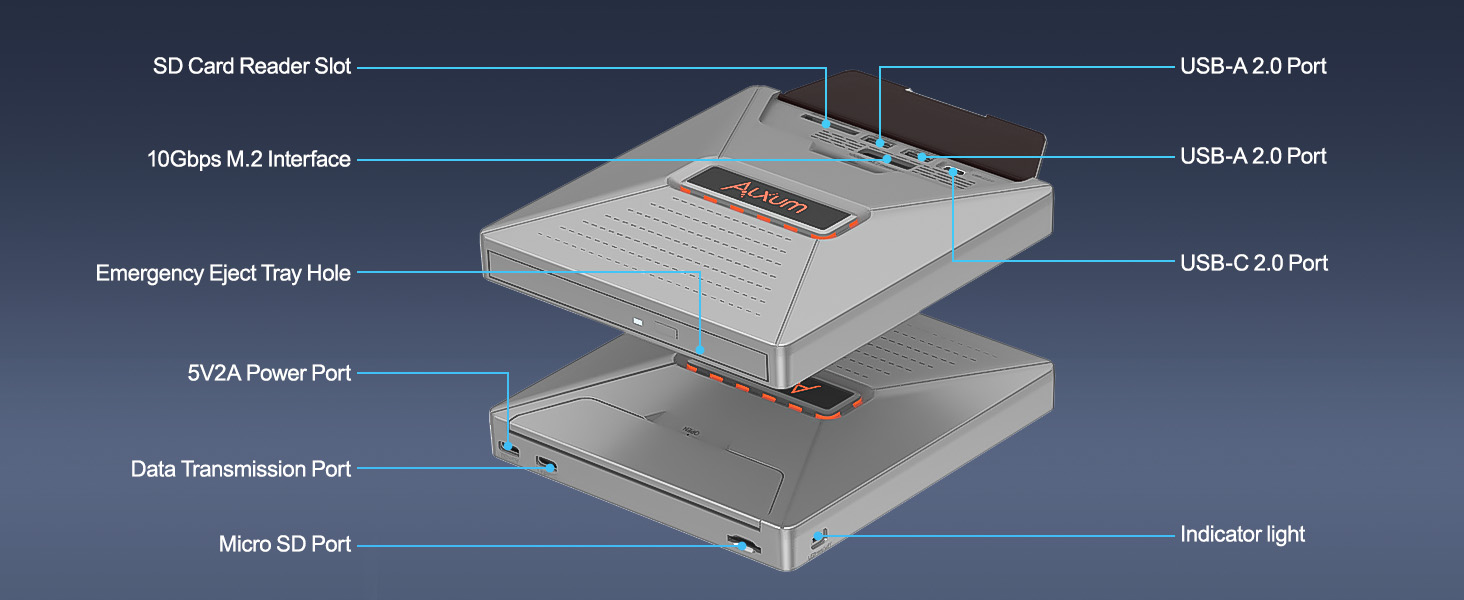 External USB CD DVD Drive