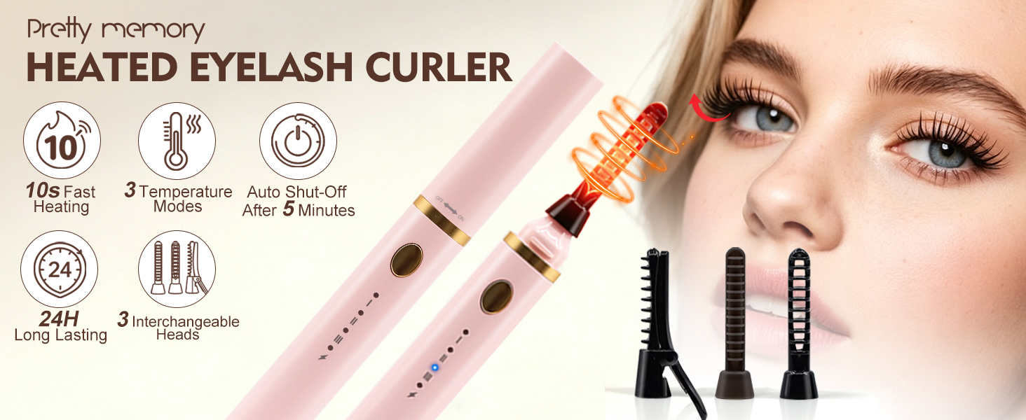 HEATED EYELASH CURLER
