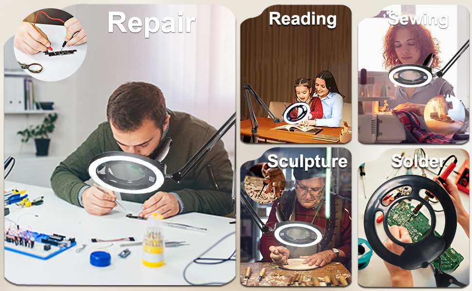 magnifying glass light