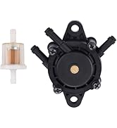 49040-2075 49040-7001 808656 Fuel Pump with 49019-0027 Fuel Filter for kawasaki FH721V FH680D FH6...