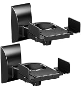 5 CORE Speaker Wall Mount Adjustable Shelf Holder Swivel 180 Degree Bookshelf Brackets - 11 Inch ...