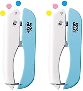 UCEC Single Hole Punch, 2PCS 1/4 Inch Paper Hole Puncher Single, One Hole Punch Shapes, Handheld ...
