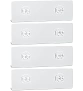 AKTECKE Shower Caddy Adhesive Replacement, No Drilling Transparent Adhesive Wall Hooks for Corner...