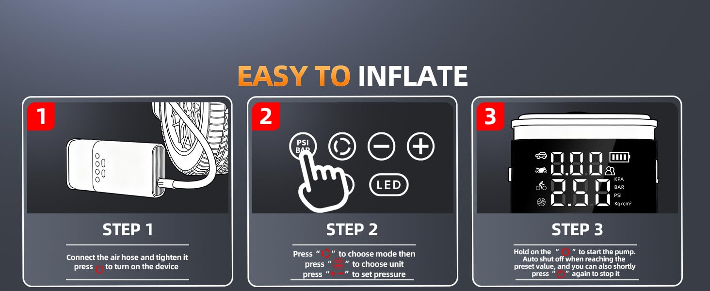 EASY TO INFLATE